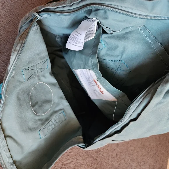 FJALLRAVEN Kanken Mini Backpack Teal Day Pack School College Swedish - Picture 10 of 12